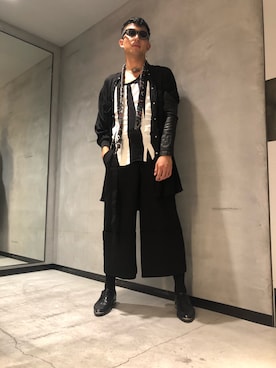 「Blackstyle」｜Dadaさん（メンズ・185cm）の夏コーディネート