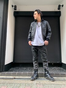 DIESEL／ディーゼル/レザージャケット/XL DIESEL（ディーゼル）の「メンズ シープスキン シングルレザー