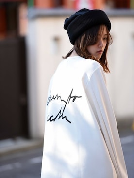 「バックロゴ」｜「アイテム（ワンピース）」を使った、OVIE STUDIOさん（レディース・158cm）の秋コーディネート