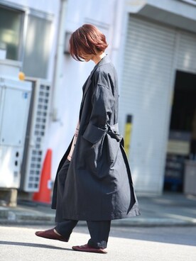 「YANTOR（ヤントル）のアイテム（ジャケット/アウター）」を使った、OVIE STUDIOさん（メンズ・165cm）の春コーディネート