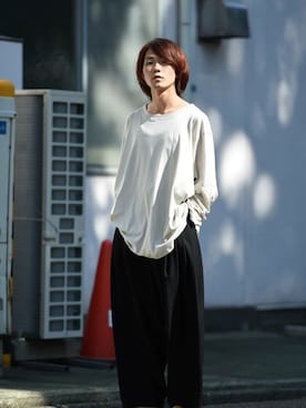「BISHOOL（ビシュール）のアイテム」を使った、OVIE STUDIOさん（メンズ・165cm）の夏コーディネート