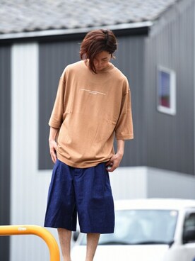 「ESSAY×crepuscule」｜OVIE STUDIOさん（メンズ・165cm）の夏コーディネート