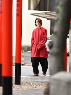「my beautiful landlet（マイビューティフルランドレット）のアイテム（トップス）」を使った、OVIE STUDIOさん（メンズ・165cm）の夏コーディネート