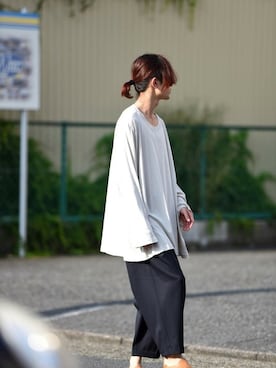 「my beautiful landlet（マイビューティフルランドレット）のアイテム（パンツ）」を使った、OVIE STUDIOさん（メンズ・165cm）の夏コーディネート