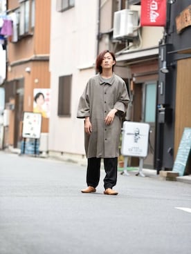 「AUTTAA（アウッタ）のアイテム」を使った、OVIE STUDIOさん（メンズ・165cm）の夏コーディネート