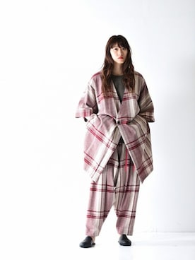 「YANTOR（ヤントル）のアイテム（その他アウター）」を使った、OVIE STUDIOさん（レディース・163cm）の夏コーディネート