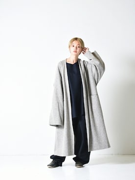 「AUTTAA」｜「アイテム（ジャケット/アウター）」を使った、OVIE STUDIOさん（レディース・154cm）の夏コーディネート