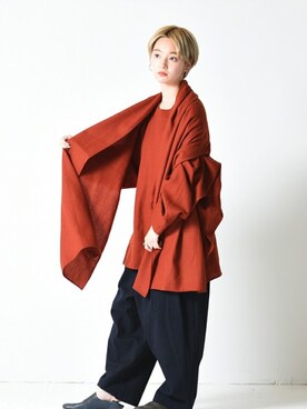 「tac:tac（タクタク）のアイテム」を使った、OVIE STUDIOさん（レディース・153cm）の夏コーディネート