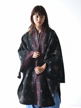 「YANTOR（ヤントル）のアイテム（その他アウター）」を使った、OVIE STUDIOさん（レディース・163cm）の夏コーディネート