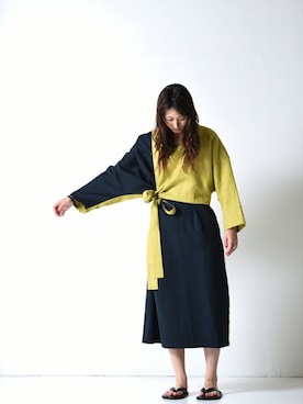「sneeuw（スニュウ）のアイテム」を使った、OVIE STUDIOさん（レディース・163cm）の秋コーディネート