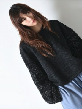 「sneeuw（スニュウ）のアイテム」を使った、OVIE STUDIOさん（レディース・163cm）の秋コーディネート