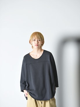 「my beautiful landlet（マイビューティフルランドレット）のアイテム（スウェット）」を使った、OVIE STUDIOさん（レディース・171cm）の秋コーディネート