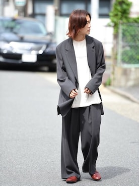 「ESSAY×crepuscule」｜OVIE STUDIOさん（メンズ・165cm）の秋コーディネート