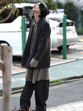 「エトセンス」｜「アイテム（ジャケット/アウター）」を使った、OVIE STUDIOさん（メンズ・178cm）の秋コーディネート