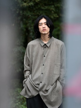 「BISHOOL（ビシュール）のアイテム」を使った、OVIE STUDIOさん（メンズ・178cm）の秋コーディネート
