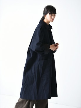 「VOAAOV（ヴォアーブ）のアイテム（その他アウター）」を使った、OVIE STUDIOさん（レディース・163cm）の秋コーディネート