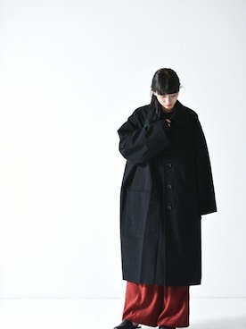 「VOAAOV（ヴォアーブ）のアイテム（その他アウター）」を使った、OVIE STUDIOさん（レディース・163cm）の秋コーディネート