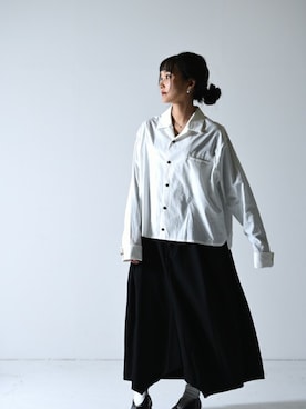 「BISHOOL（ビシュール）のアイテム」を使った、OVIE STUDIOさん（レディース・156cm）の秋コーディネート