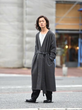 「アイテム（その他アウター）」を使った、OVIE STUDIOさん（メンズ・165cm）の冬コーディネート