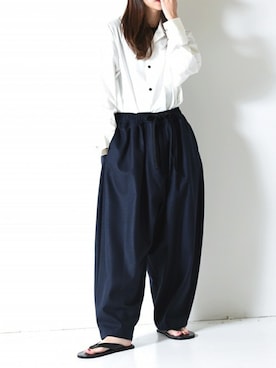 「BISHOOL（ビシュール）のアイテム」を使った、OVIE STUDIOさん（レディース・163cm）の冬コーディネート