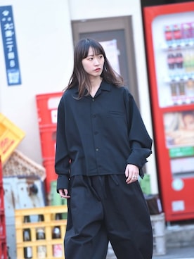 「BISHOOL（ビシュール）のアイテム」を使った、OVIE STUDIOさん（メンズ・163cm）の冬コーディネート