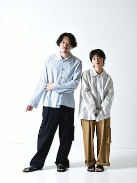 「ペアルック」｜OVIE STUDIOさん（レディース・154cm）の冬コーディネート