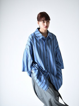 「my beautiful landlet（マイビューティフルランドレット）のアイテム（トップス）」を使った、OVIE STUDIOさん（レディース・163cm）の冬コーディネート