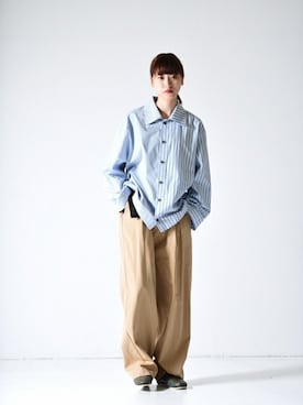 「AUTTAA（アウッタ）のAUTTAA ルームシューズ（その他シューズ）」を使った、OVIE STUDIOさん（レディース・163cm）の冬コーディネート