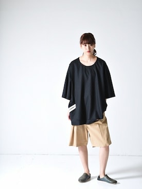 「my beautiful landlet（マイビューティフルランドレット）のアイテム（トップス）」を使った、OVIE STUDIOさん（レディース・163cm）の冬コーディネート
