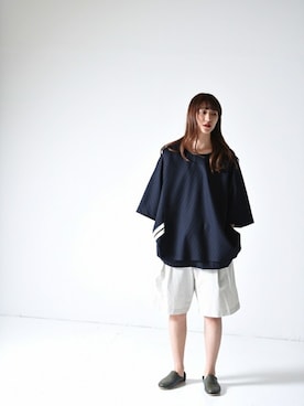 「my beautiful landlet（マイビューティフルランドレット）のアイテム（トップス）」を使った、OVIE STUDIOさん（レディース・163cm）の冬コーディネート