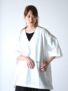 「Vネック」｜OVIE STUDIOさん（レディース・163cm）の冬コーディネート