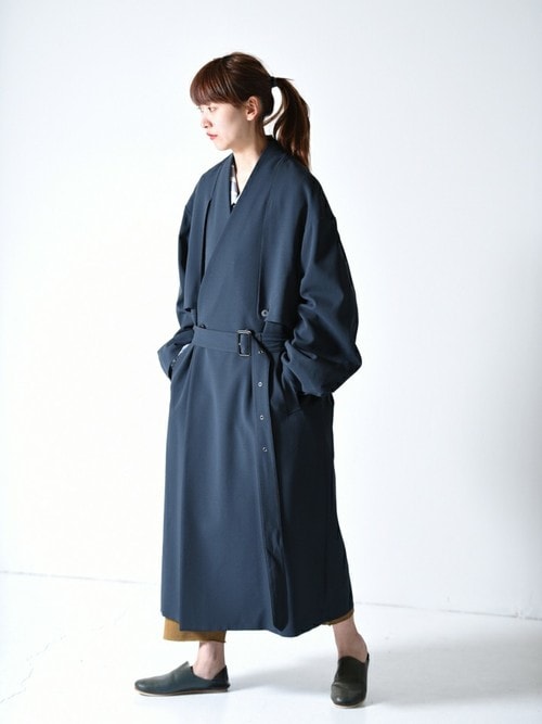 ETHOSENS（エトセンス）の「ETHOSENS ジョーゼットロングトレンチ