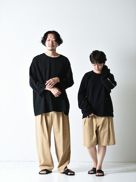 「ペアルック」｜OVIE STUDIOさん（レディース・154cm）の冬コーディネート