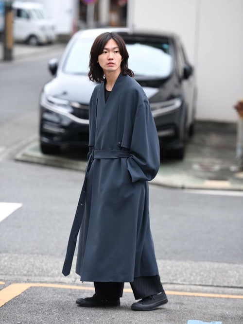 ETHOSENS（エトセンス）の「ETHOSENS ジョーゼットロングトレンチ