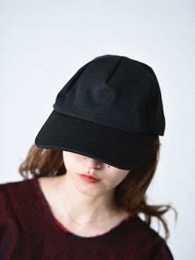 「ESSAY（エッセイ）のアイテム（キャップ）」を使った、OVIE STUDIOさん（レディース・163cm）の春コーディネート