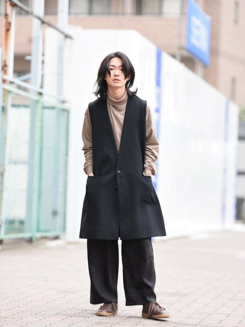 tac:tac（タクタク）の「tac:tac 3 TUCKS SUEDE WIDE PANTS