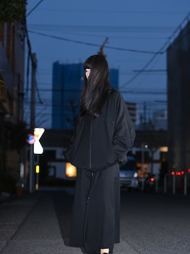 「BISHOOL（ビシュール）のアイテム（ジャケット/アウター）」を使った、OVIE STUDIOさん（レディース・163cm）の春コーディネート
