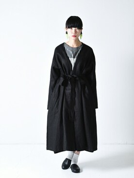 「着物」｜「アイテム（その他アウター）」を使った、OVIE STUDIOさん（レディース・162cm）の春コーディネート