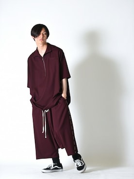 「BISHOOL（ビシュール）のアイテム」を使った、OVIE STUDIOさん（メンズ・177cm）の春コーディネート