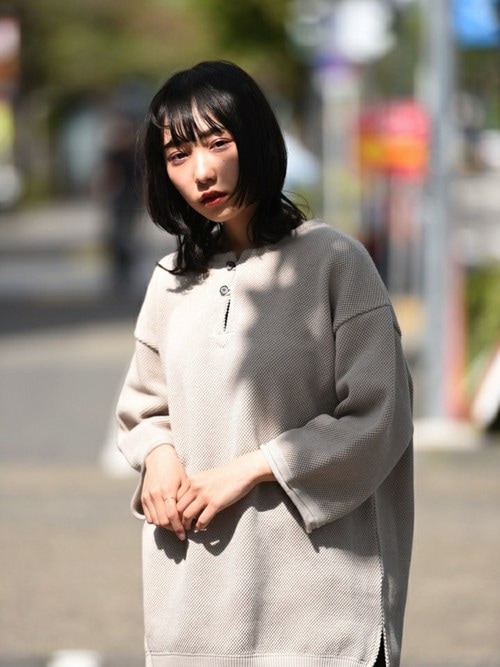 crepuscule（クレプスキュール）の「crepuscule 鹿の子7分袖