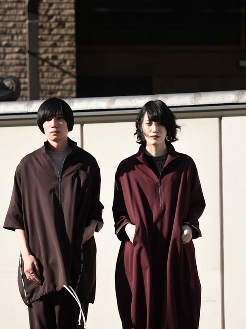 Wool Gabardine Wrap Big Pullover ビシュール Wool Gabardine Wrap Big Pullover ビシュール Wool Gabardine Wrap