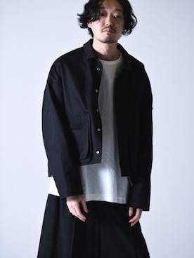 「VOAAOV（ヴォアーブ）のアイテム（ジャケット/アウター）」を使った、OVIE STUDIOさん（メンズ・177cm）の夏コーディネート