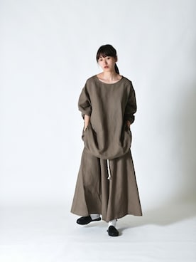 「サボ」｜OVIE STUDIOさん（レディース・163cm）の夏コーディネート