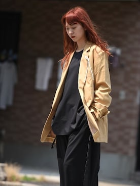 「BISHOOL（ビシュール）のアイテム」を使った、OVIE STUDIOさん（レディース・163cm）の夏コーディネート