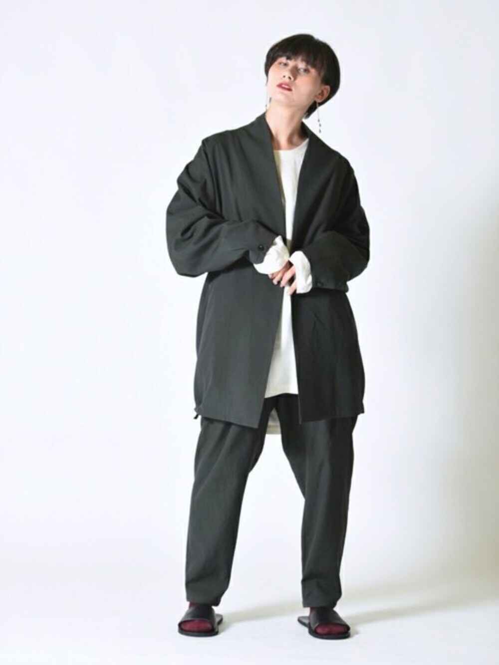 YANTOR（ヤントル）の「YANTOR Wash Wool Fall Jacket green（ブルゾン