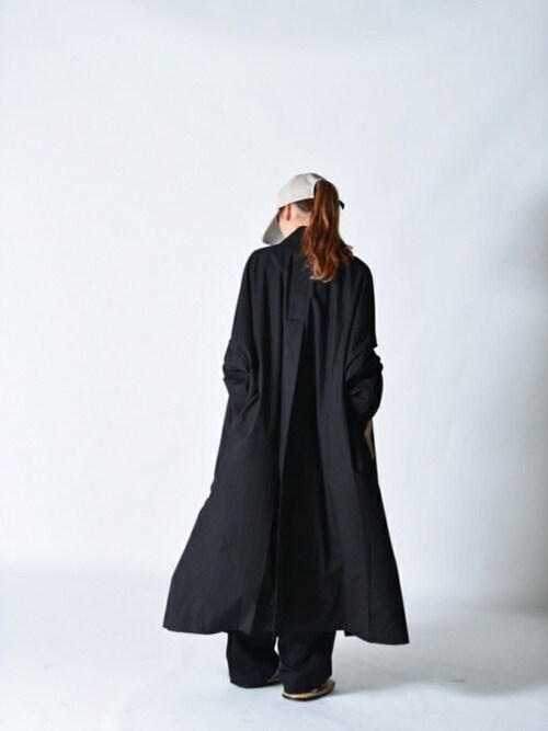 mybeautifullandlet bafu cotton ワイドロングコート My Beautiful Landlet Bafu Cottonワイドロングコート OVIE STUDIO