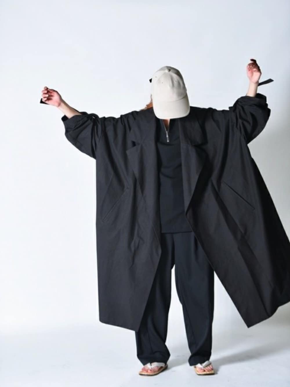 My Beautiful Landlet Bafu Cottonワイドロングコート OVIE STUDIO