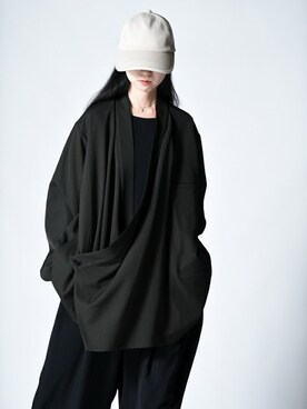「ESSAY（エッセイ）のアイテム（帽子）」を使った、OVIE STUDIOさん（レディース・163cm）の秋コーディネート