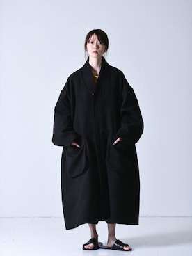 「VOAAOV（ヴォアーブ）のアイテム（その他アウター）」を使った、OVIE STUDIOさん（レディース・163cm）の秋コーディネート