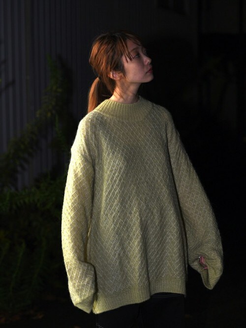 Edwina Horl（エドウィナホール）の「Edwina Horl グリッドモヘア 